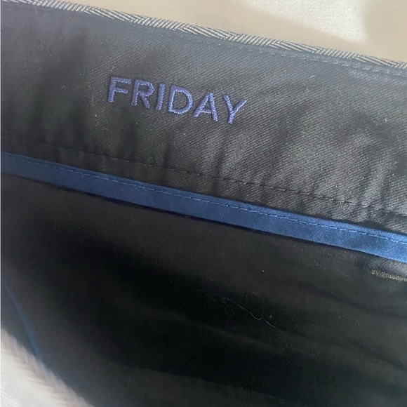 Bonobos Weekday Friday Tailored Fit Gray Herringbone Dress Pants Size 30X32 - Picture 12 of 12